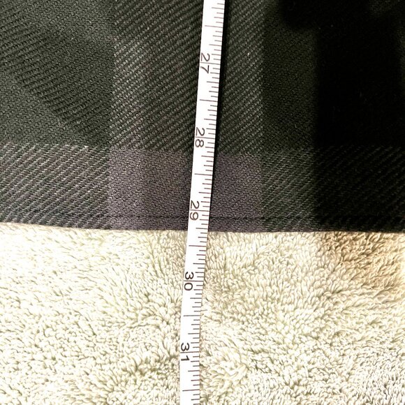 Sugar Cane Twill Plaid Work Shirt Flannel - Large - Black & Grey - SC29357 - Picture 12 of 12